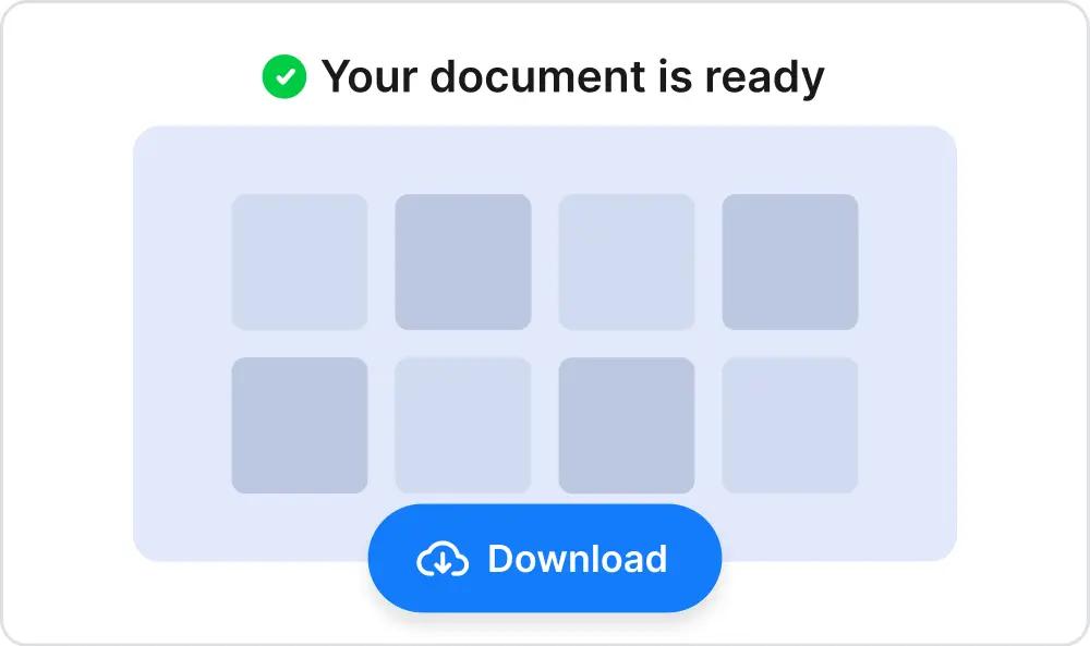 Upload button screenshot of CopyChecker’s PDF to Word tool.