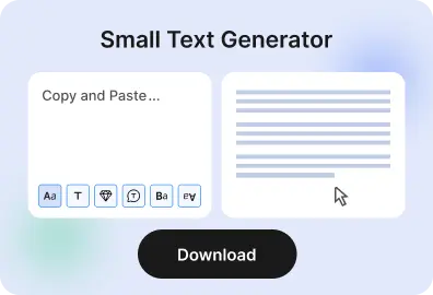 Small Text Generator